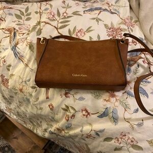 Calvin Klein Tan Crossbody Bag